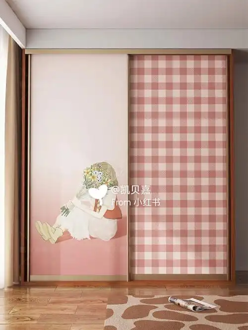 卧室大改造  #凯贝嘉贴纸  #衣柜门翻新