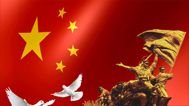 写美篇有一种骄傲,叫"五星红旗" 有一种表白,叫"我爱你中国" 为了