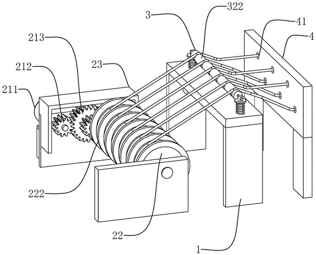 一种生产全棉布料的剑杆织机的送经机构的制作方法
