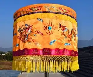 供佛宝盖 50厘米幢幡宝盖黄罗伞华盖宝顶宝盖佛教用品