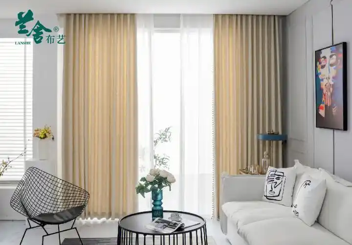 超温柔的米色系窗帘