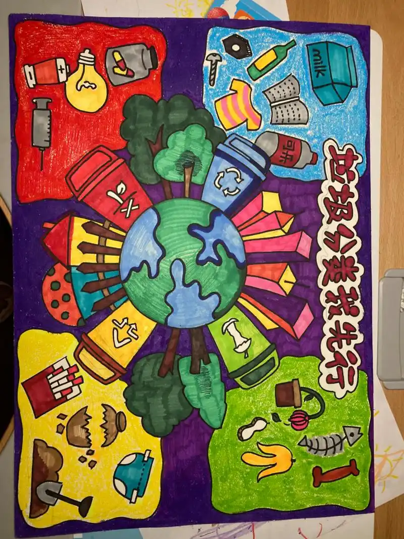 垃圾分类 宣传画