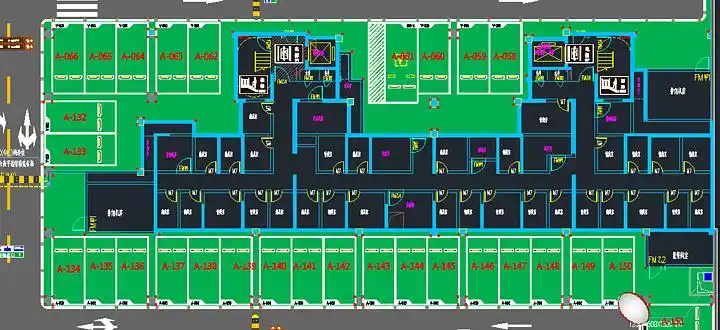 362地下车库布局图纸36图库地下室交通设施标识相关作品推荐查看更多