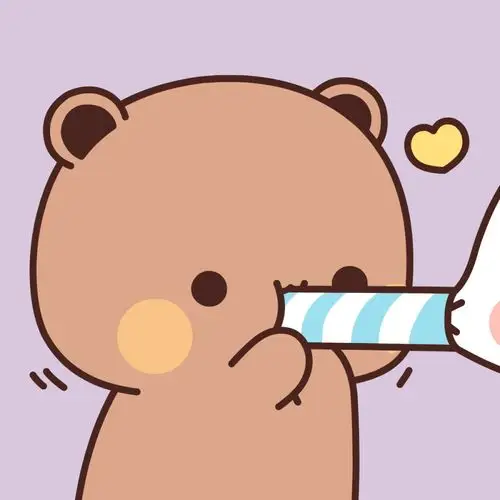 熊猫一二布布情侣头像