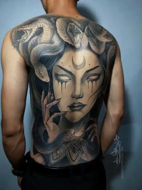 美杜莎纹身