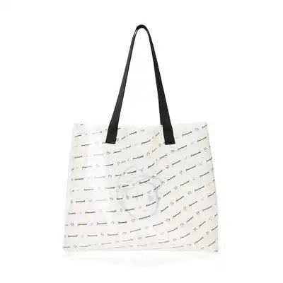 方式商店finerworld半透明单肩包大号手提包防水托特包