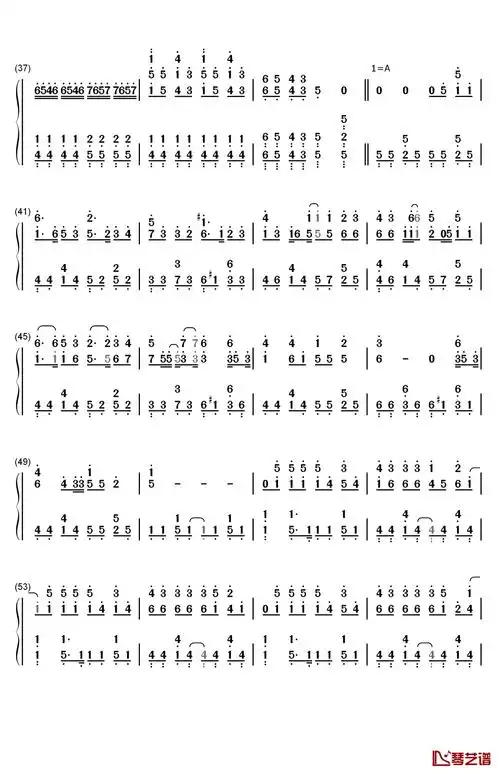 为你写诗钢琴简谱-数字双手-吴克群3