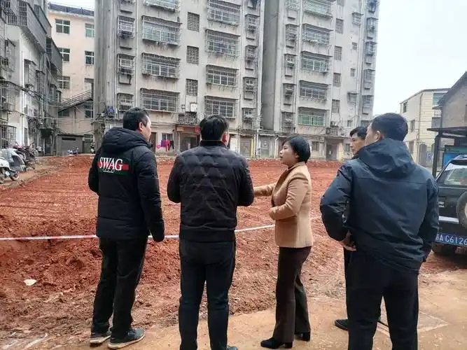 副县长舒丹莅临洪达社区督导百日攻坚民生项目工作