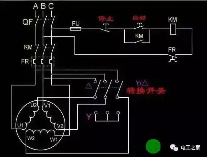 你知道电机的星型接法和三角形接法有何什么不同吗