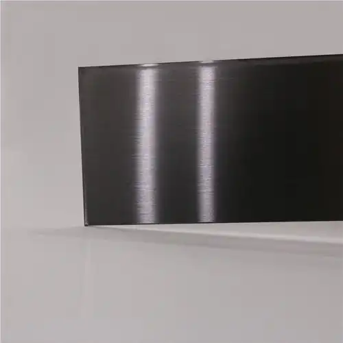 拉丝黑钢 厂家定制高品质黑钢 304拉丝黑钢