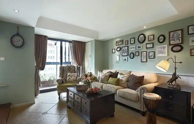 田园宜家装修风格二居室内装修设计图片