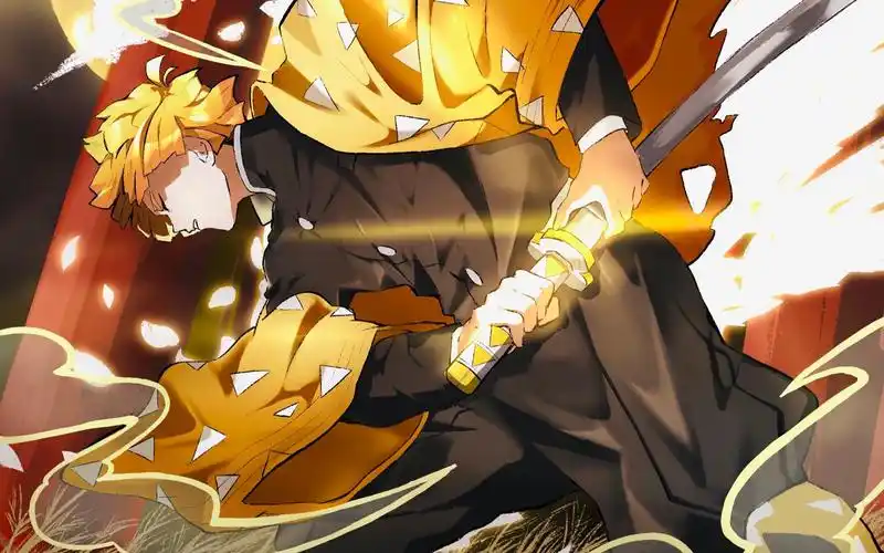 【暖雪】雷之呼吸 壹之型 霹雳一闪_哔哩哔哩bilibili