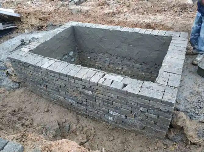 图二:电力井砌筑