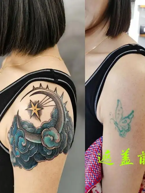 遮盖旧图_纹身图案手稿图片_牛晋北的纹身作品集