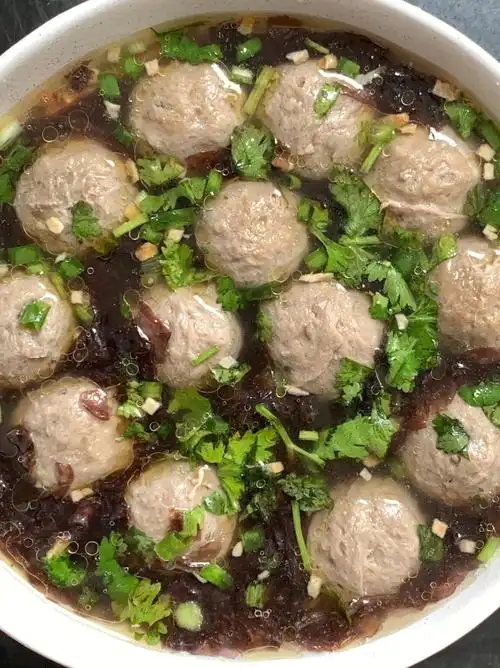 鲜掉眉毛的紫菜牛肉丸汤你不试一下吗
