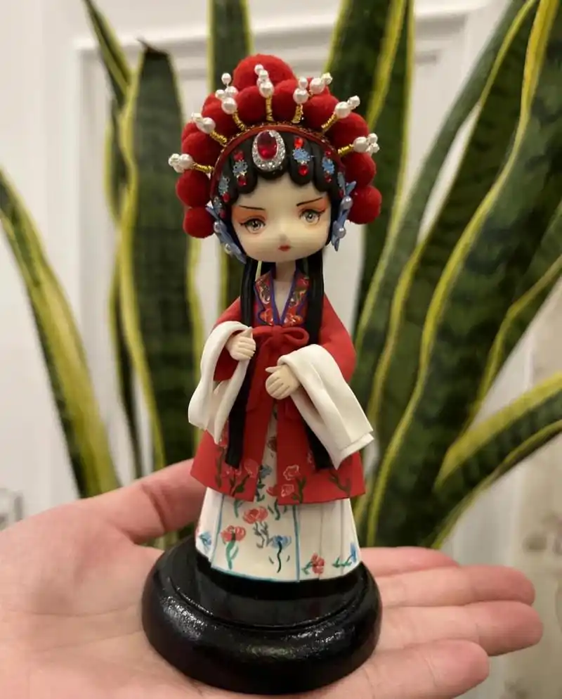 超轻粘土|京剧戏曲娃娃q版