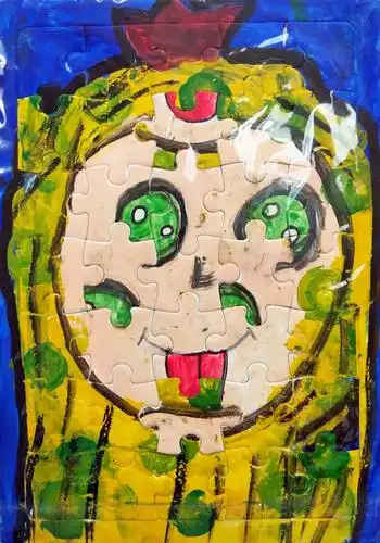 但我却要用一生去学习画地像一个儿童