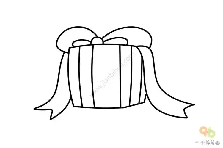 生日礼物简笔画图片