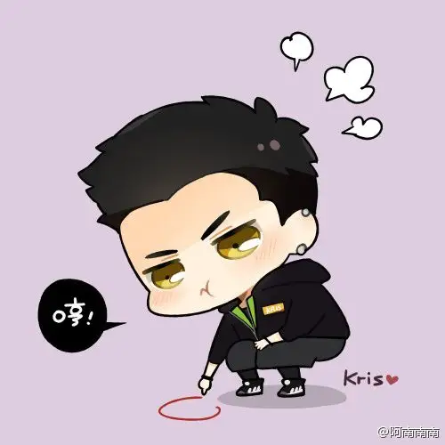 男神蹲墙角画圈圈xddd你们不带我玩.