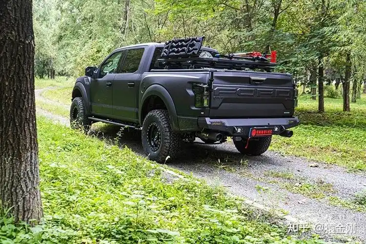 福特f150改装猛禽外观,定制黑色防爆装甲漆变身黑武士加强版 - 知乎