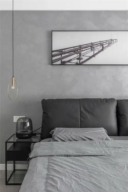 37度灰的低调从整体装软装中看墙布