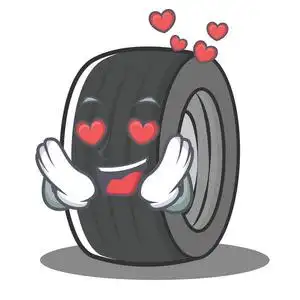 卡通轮胎图片-卡通轮胎素材-卡通轮胎插画-摄图新视界