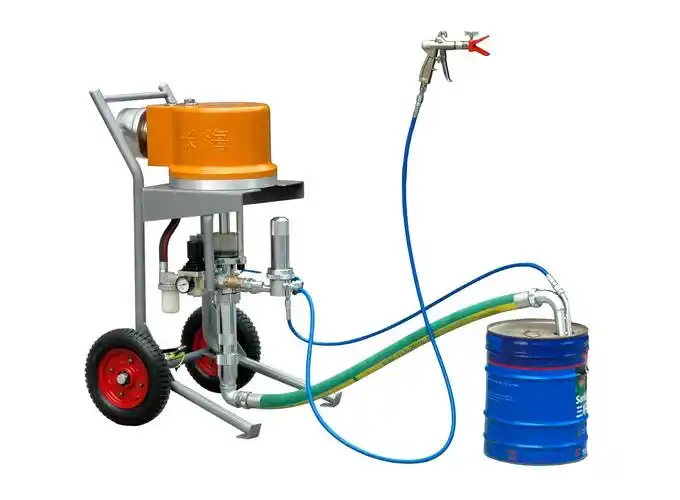 长江长海无气喷涂机高压气动7028k小型分体式生产厂家喷涂机厂家