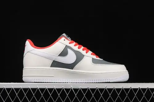 nike air force 107 low 空军一号灰红鸽子配色低帮休闲板鞋 ct3427