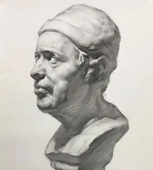 石膏头像素描石膏头像素描图片