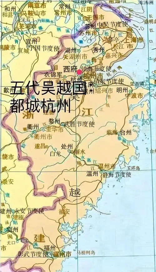 吴越国版图及国策介绍