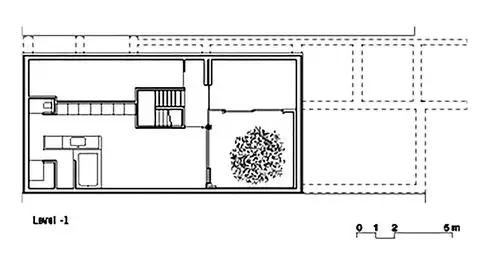 荷兰75地块住宅横剖面图