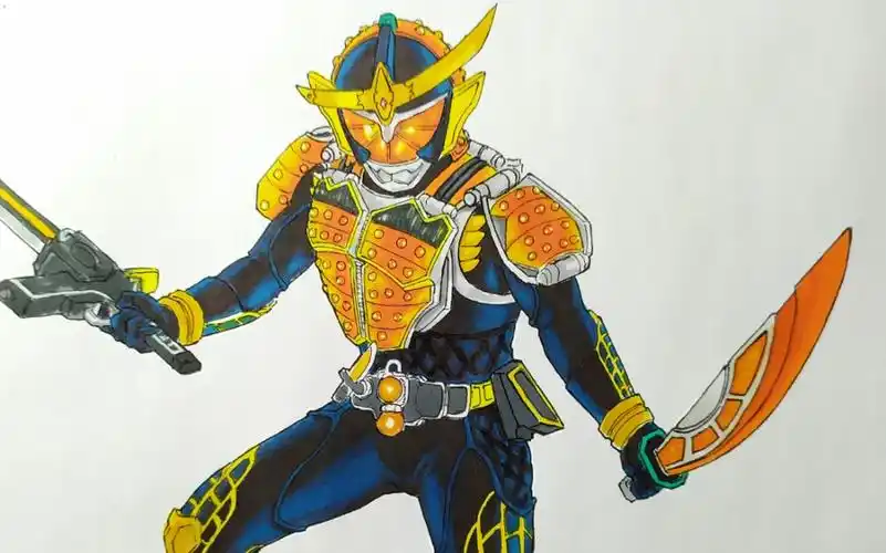 手绘假面骑士铠武