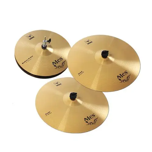 mes叮叮18寸镲片吊镲踩镲黄铜套镲练习架子鼓镲片