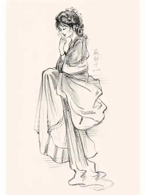 古风人物速写过程16/30