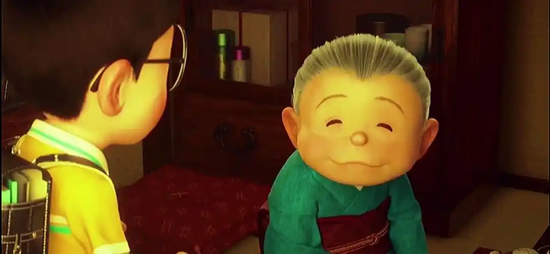 就算父母也不相信,奶奶也会无条件的相信我#哆啦a梦伴我同行2 #动漫