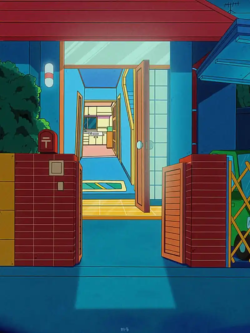 蜡笔小新家的一些背景图.#治愈画风 #蜡笔小新 #同人 - 抖音