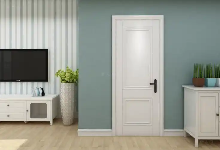 梦天木门现代简约室内门轻奢卧室门定制房间门实木复合门4f11