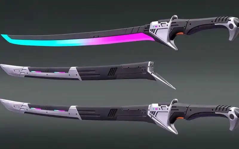 次世代武器"光刀"模型制作,超详细简单武器模型案例教学.