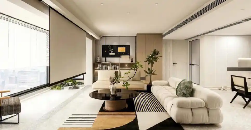 打破常规布局沙发对窗赏景