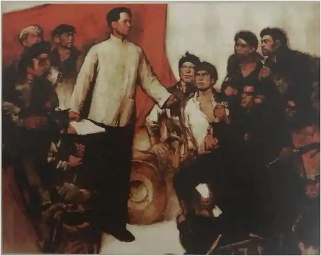 建党美术作品欣赏,见证党的光辉历程