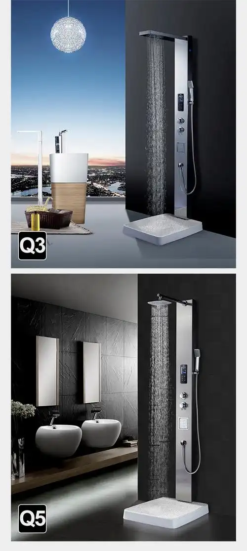 reg雷哲集成热水器即热式电热水器一体式家用洗澡速热淋浴屏q7不带盘