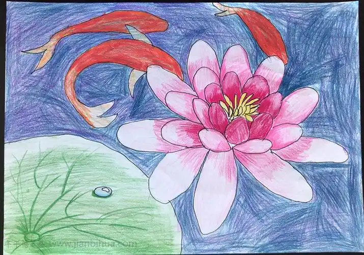 儿童画优秀奖作品《江南》优秀儿童画