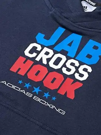 adidas 阿迪达斯中性儿童 boxing jch 连帽衫 t 恤【adidas 阿迪达斯