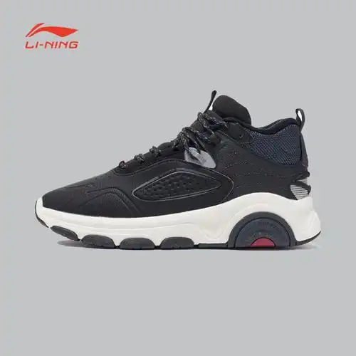 李宁冬季加绒运动鞋男