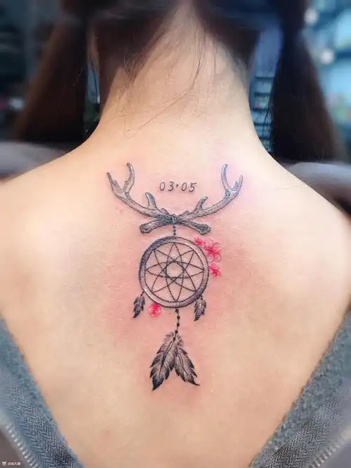 捕梦网_纹身图案手稿图片_高肖雅的纹身作品集