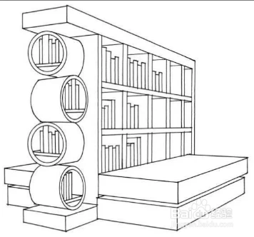 国家图书馆内部简笔画 简笔画图片大全-蒲城教育文学网