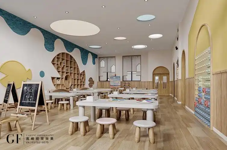 现代幼儿园 - 效果图交流区-建e室内设计网