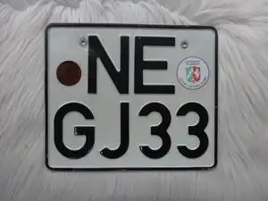 德国欧盟外国摩托车牌照机车 germany室内西餐厅酒吧改装饰negj33