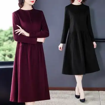 冬款女装连衣裙子图片