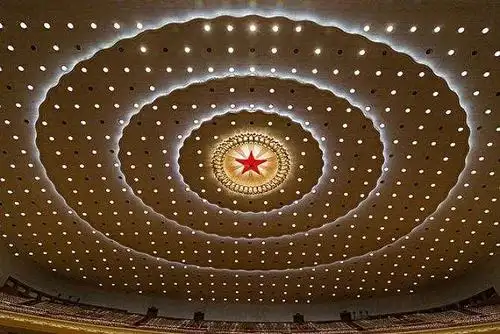 2019年12月31日早上7:30坐大巴车出发到人民大会堂东门,参加一整天大